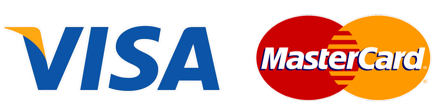 Visa and Mastercard accepted